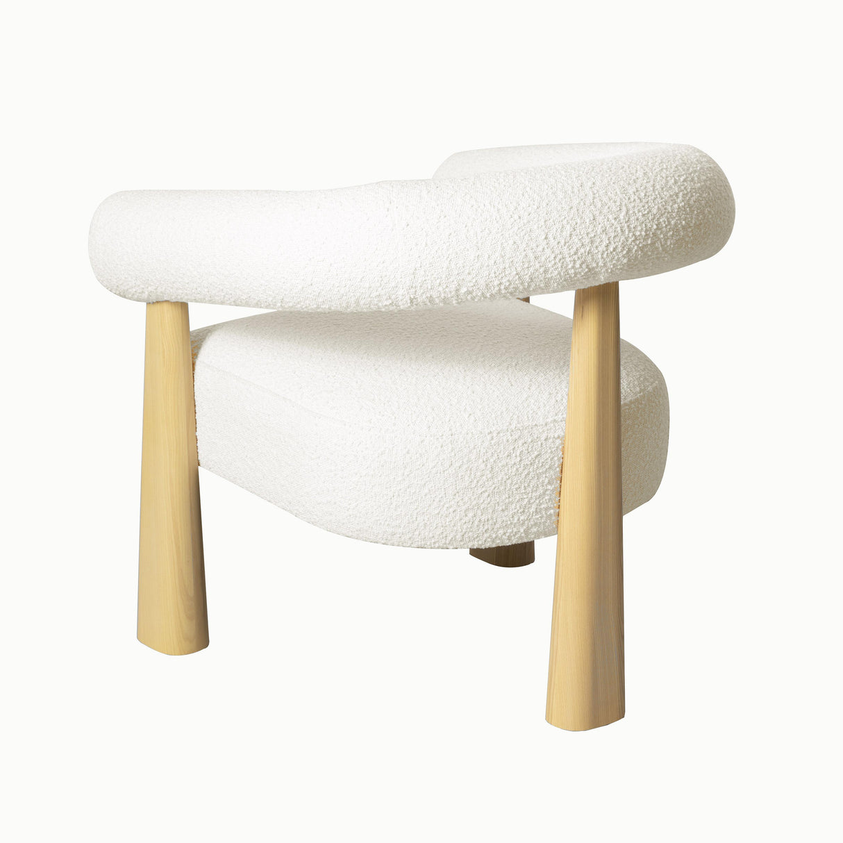 TOV Spara Cream Performance Boucle Accent Chair