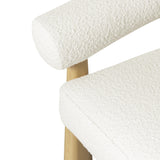 TOV Spara Cream Performance Boucle Accent Chair
