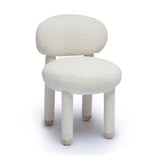 TOV Manu Cream Performance Boucle Side Chair