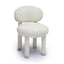 TOV Manu Cream Performance Boucle Side Chair