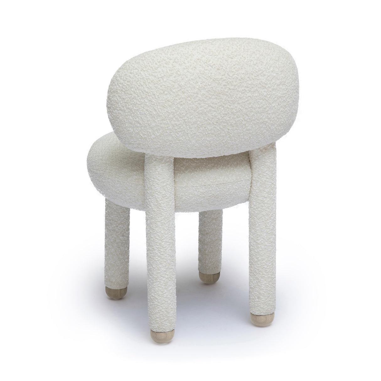 TOV Manu Cream Performance Boucle Side Chair