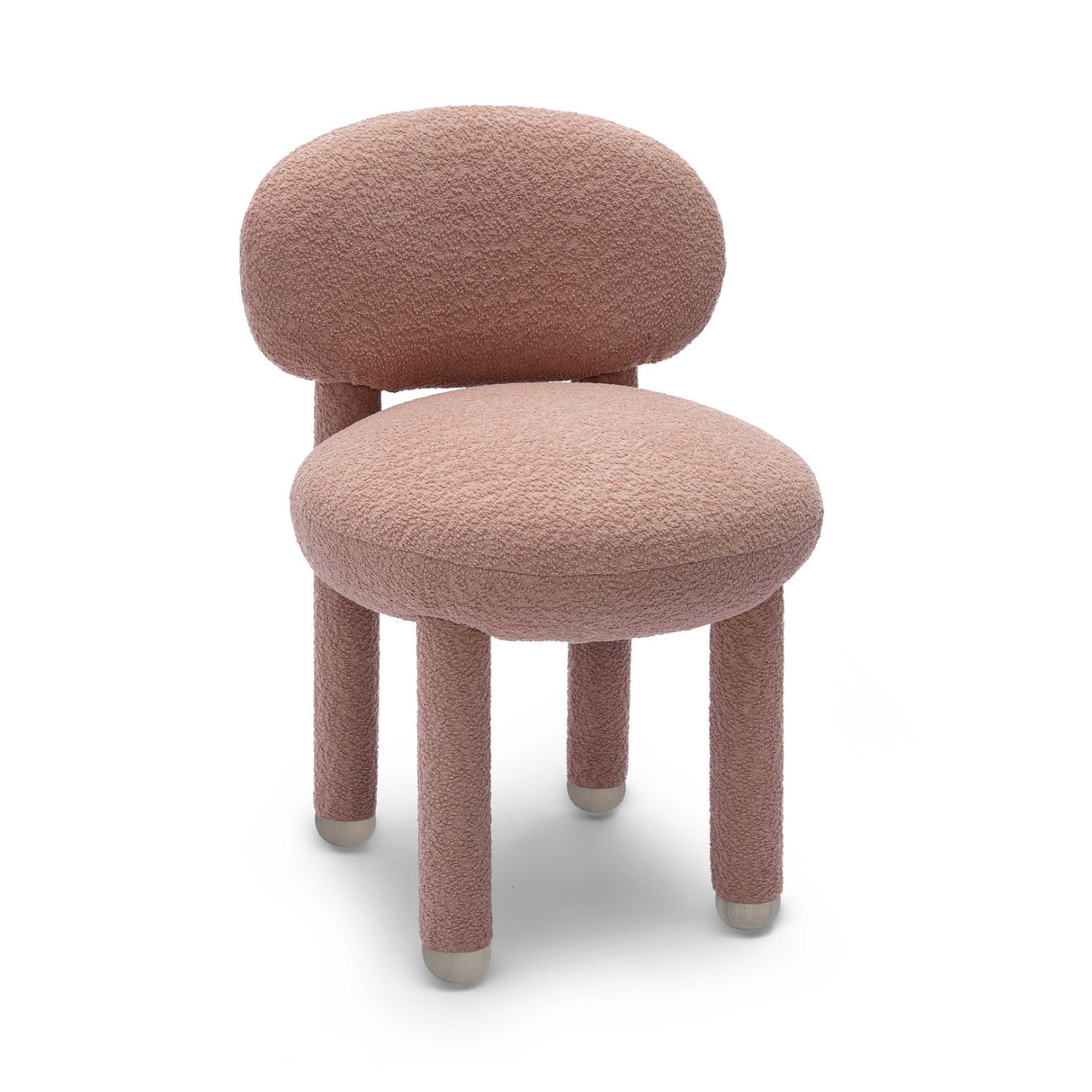 TOV Manu Rose Pink Performance Boucle Side Chair