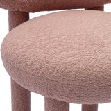 TOV Manu Rose Pink Performance Boucle Side Chair
