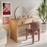 TOV Manu Rose Pink Performance Boucle Side Chair