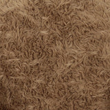 TOV Kiki Dark Taupe Vegan Shearling Accent Chair
