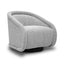 TOV Rory Grey Boucle Swivel Chair