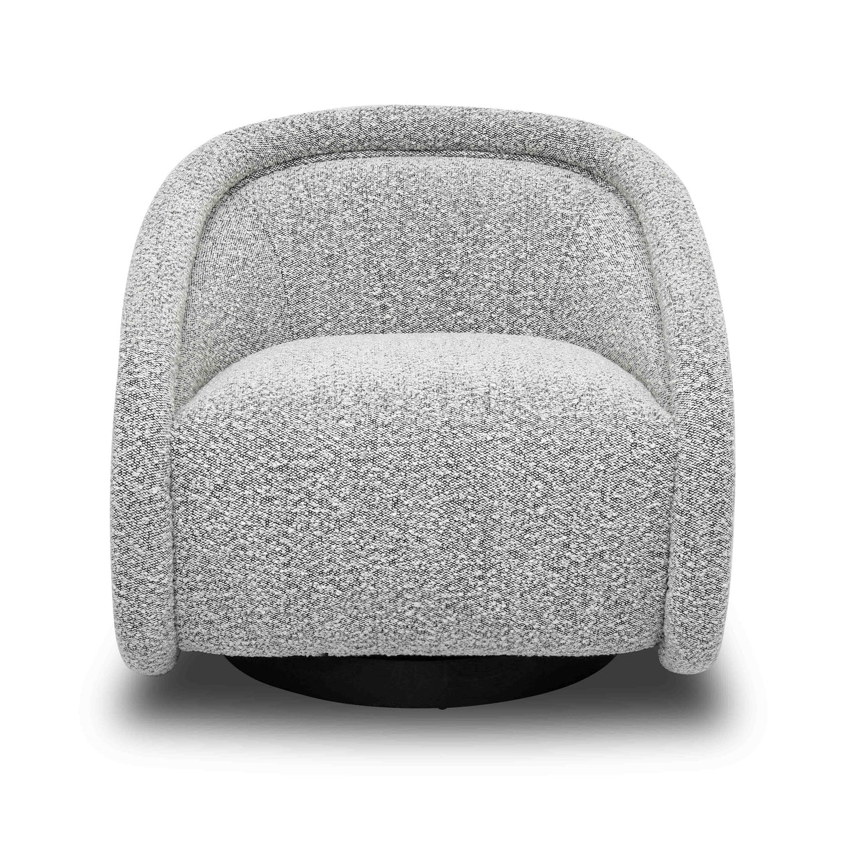 TOV Rory Grey Boucle Swivel Chair