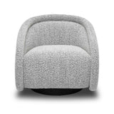 TOV Rory Grey Boucle Swivel Chair