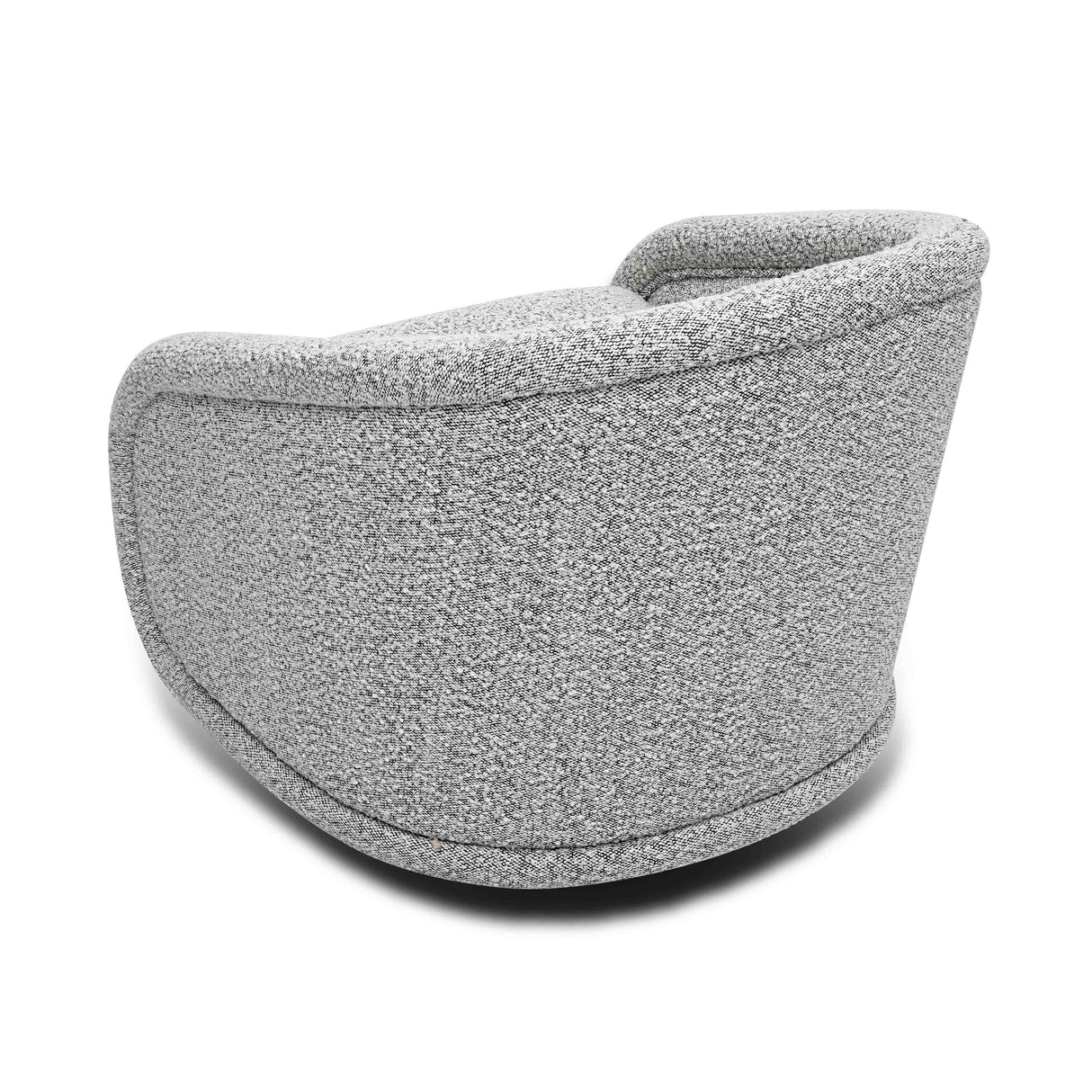 TOV Rory Grey Boucle Swivel Chair