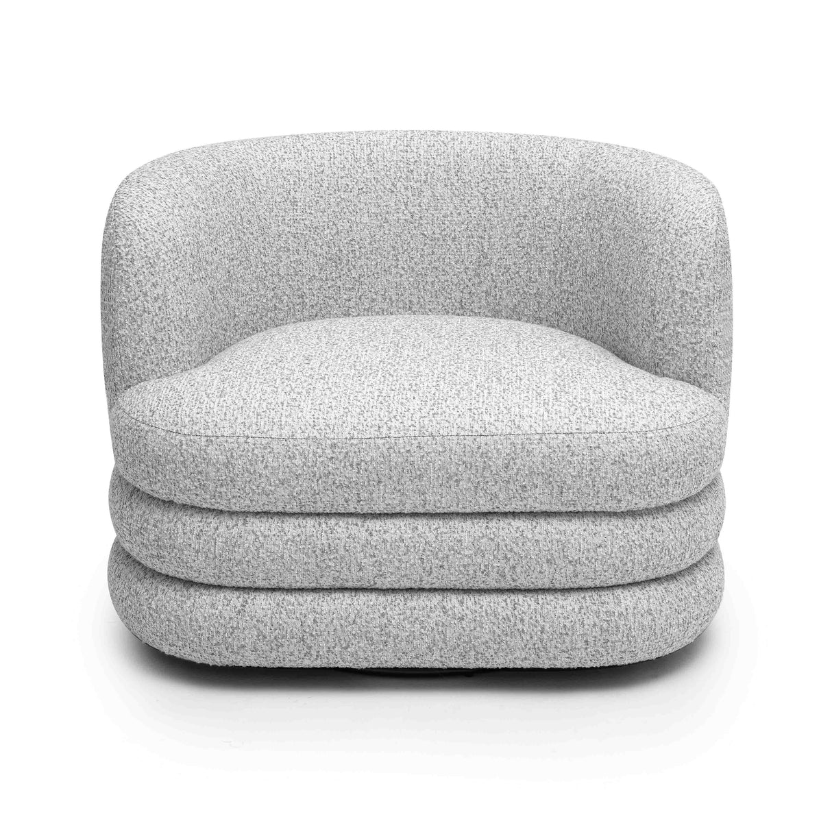 TOV Astor Light Grey Swivel Hotel Lounge Chair
