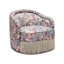 TOV Pamela Spring Floral Print Tasseled Lounge Chair