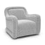 TOV Charli Grey Boucle Swivel Chair
