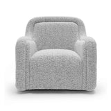 TOV Charli Grey Boucle Swivel Chair