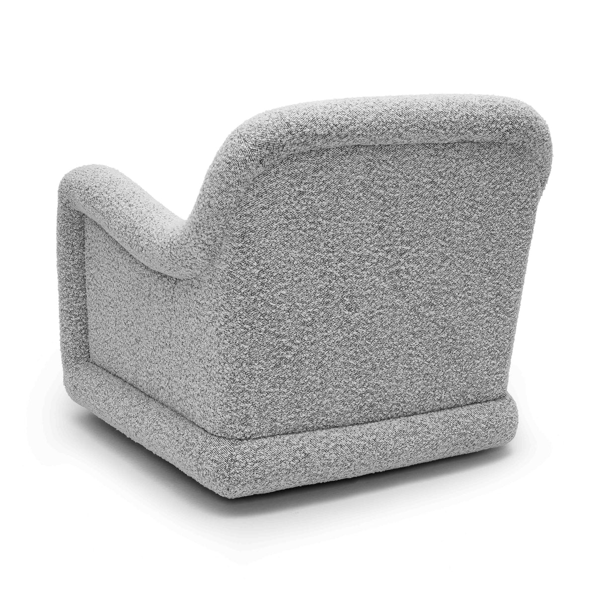 TOV Charli Grey Boucle Swivel Chair