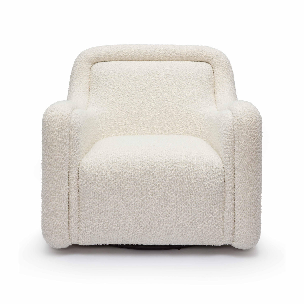 TOV Charli Cream Boucle Swivel Chair