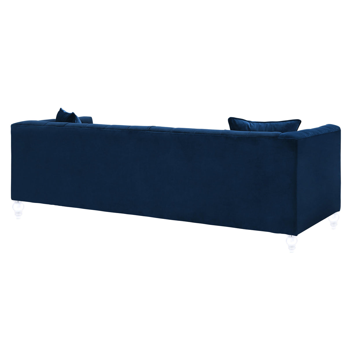 TOV Bea Navy Velvet Sofa