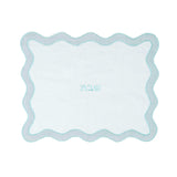 TOV TOV Sea Blue Wavy Challah Cover