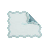 TOV TOV Sea Blue Wavy Challah Cover