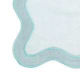 TOV TOV Sea Blue Wavy Challah Cover