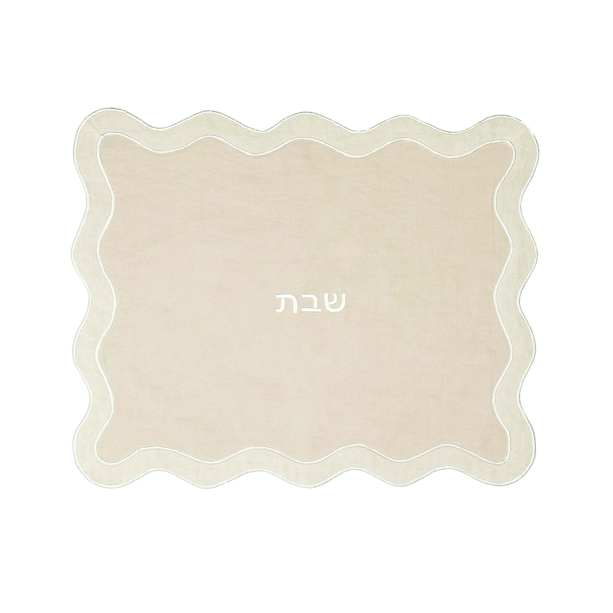 TOV TOV Taupe Wavy Challah Cover