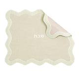 TOV TOV Taupe Wavy Challah Cover