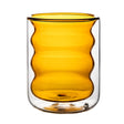 TOV Waves Amber Water Glass - Set of 4
