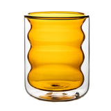 TOV Waves Amber Water Glass - Set of 4