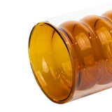 TOV Waves Amber Water Glass - Set of 4