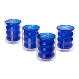 TOV Waves Blue Water Glass - Set of 4