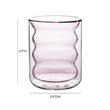 TOV Waves Blush Water Glass - Set of 4