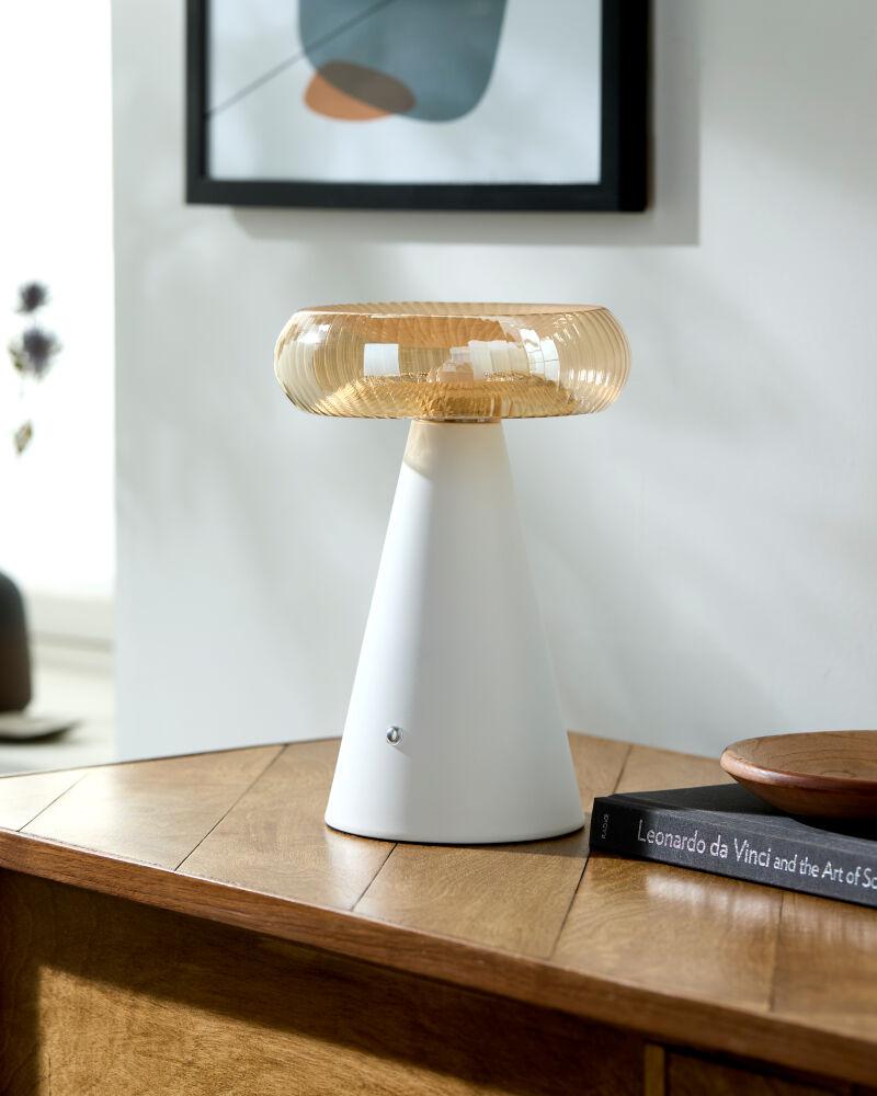 Livabliss Mafra MFR-002 10"H x 7"W x 7"D Table Lighting