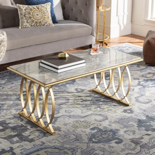 Surya Nishka NHA-100 19"H x 47"W x 22"D Furniture Piece