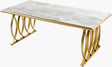 Surya Nishka NHA-100 19"H x 47"W x 22"D Accent Table