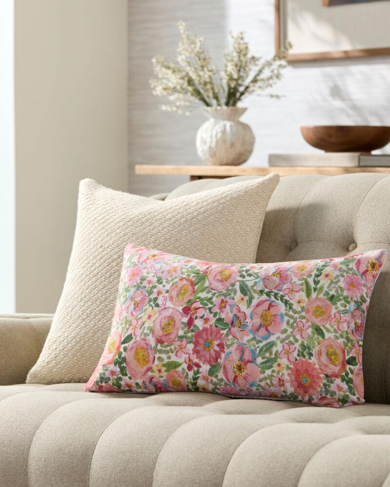Livabliss Spring Bouquet SBT-003 14"L x 22"W Pillow Cover