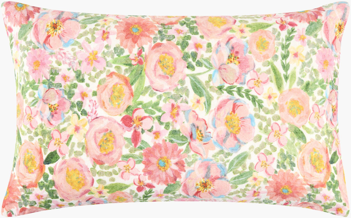 Livabliss Spring Bouquet SBT-003 14"L x 22"W Pillow Cover