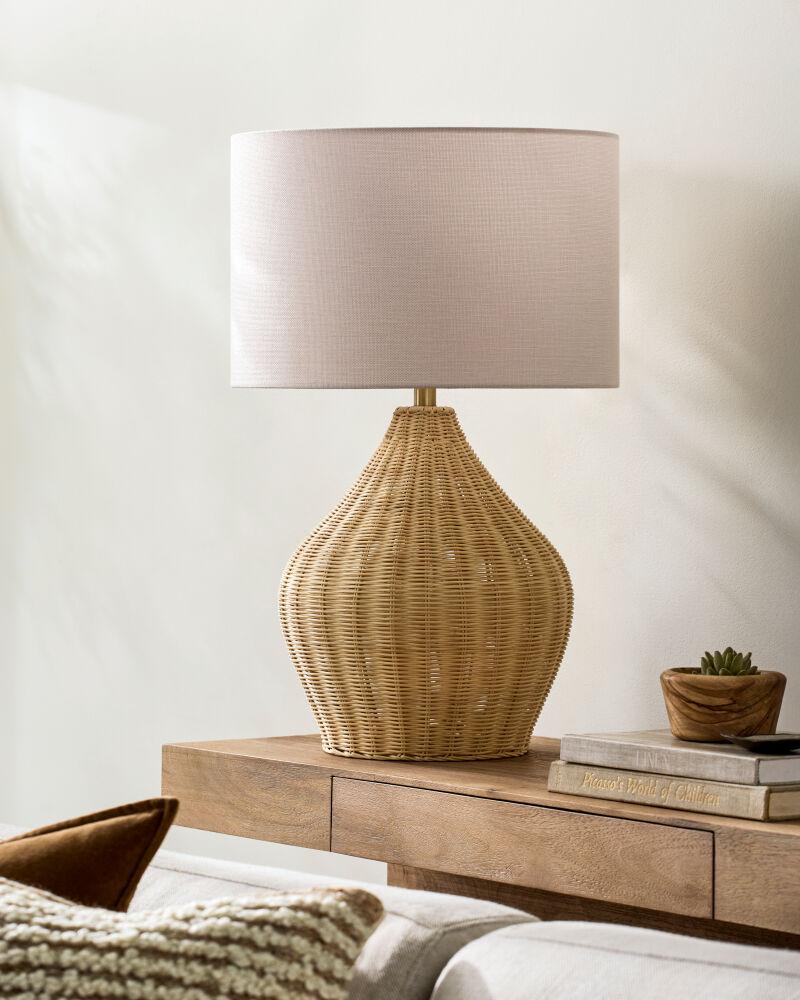 Surya Velles VES-002 28"H x 17"W x 17"D Table Lighting