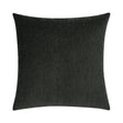 Elaine Smith Luxe Velour Charcoal Black 22" x 22" Decorative Pillow