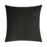 Elaine Smith Luxe Velour Charcoal Black 22" x 22" Decorative Pillow