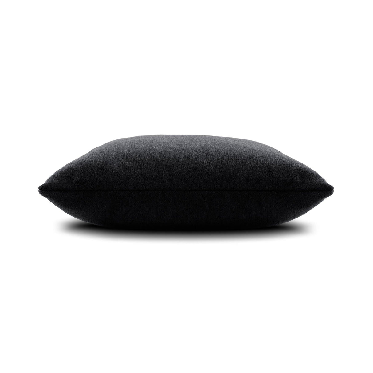 Elaine Smith Luxe Velour Charcoal Black 22"x22" Decorative Pillow