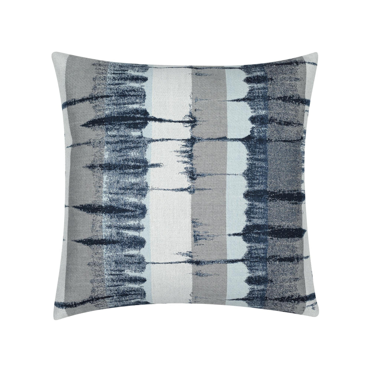 Elaine Smith Shibori Blue 20" x 20" Decorative Pillow