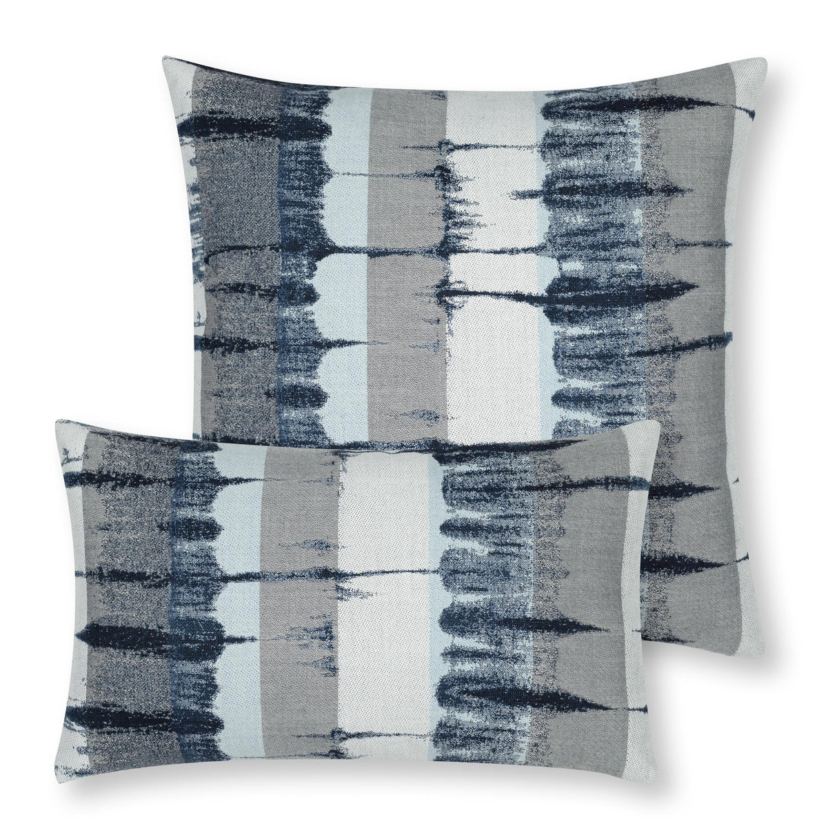 Elaine Smith Shibori Blue 20" x 20" Decorative Pillow