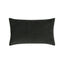 Elaine Smith Luxe Velour Charcoal Black 12" x 20" Decorative Pillow