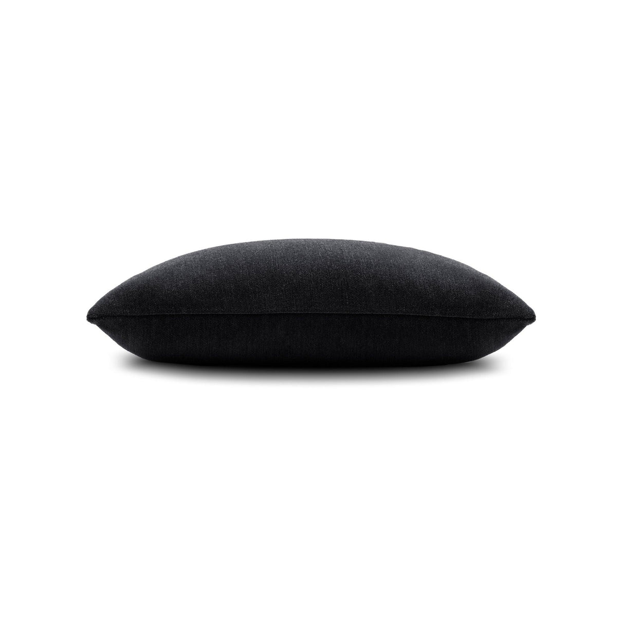 Elaine Smith Luxe Velour Charcoal Black 12"x20" Decorative Pillow