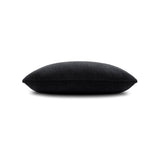 Elaine Smith Luxe Velour Charcoal Black 12"x20" Decorative Pillow
