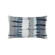 Elaine Smith Shibori Blue 12" x 20" Decorative Pillow