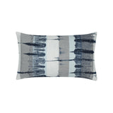 Elaine Smith Shibori Blue 12" x 20" Decorative Pillow