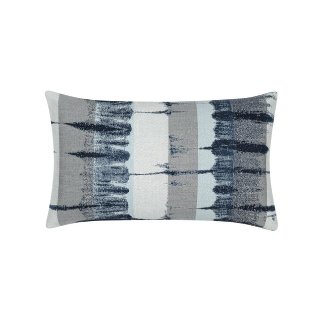 Elaine Smith Shibori Blue 12" x 20" Decorative Pillow