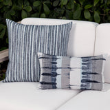 Elaine Smith Shibori Blue 12"x20" Decorative Pillow