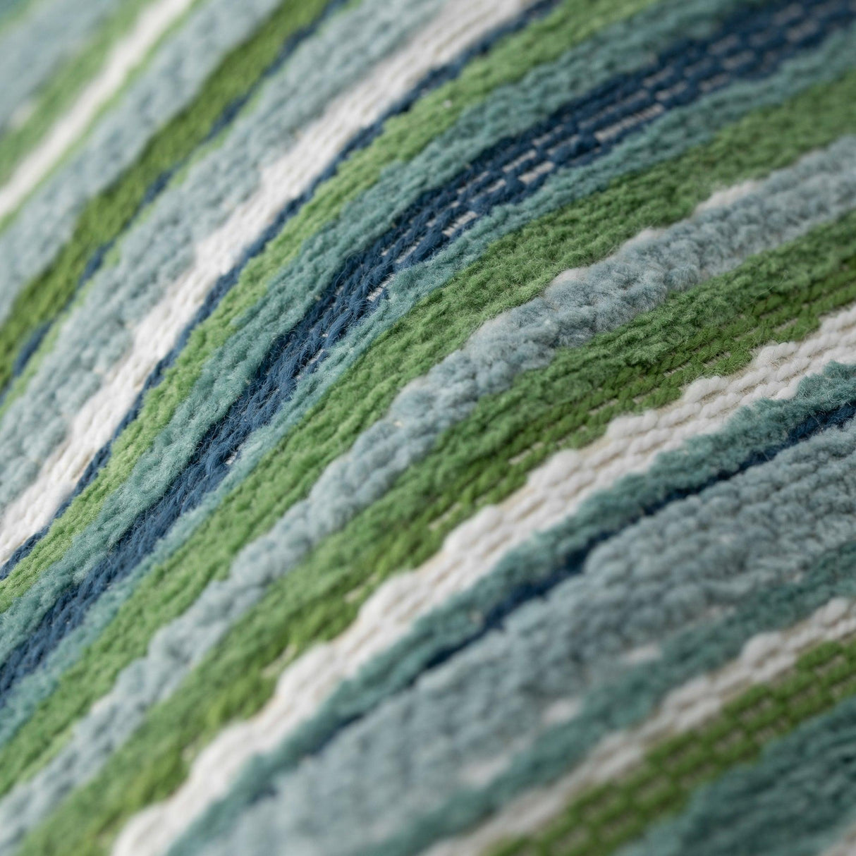 Elaine Smith Lush Velvet Nature Green 20"x20" Decorative Pillow