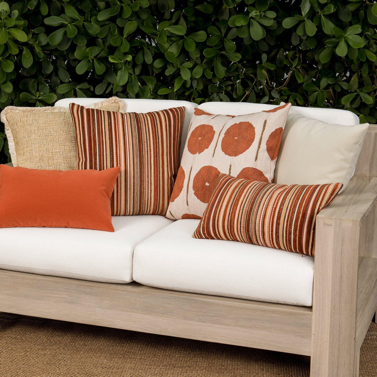 Elaine Smith Lush Velvet Spice Orange 12"x20" Decorative Pillow